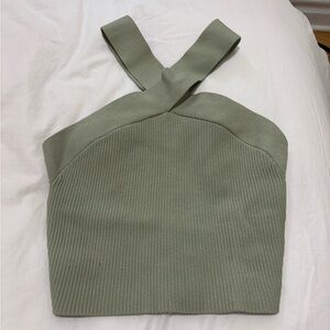 Aritzia Babaton Sculpt Knit Cross Tank